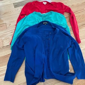 3 cardigans size medium/small